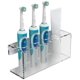 thumbnail image 1 of Soporte para cepillos de dientes montado en la pared, estante de almacenamiento para el baño, soporte moderno para cepillos de dientes y pasta de dientes de acrílico transparente montado en la pared JAMW Sencillez, 1 of 3