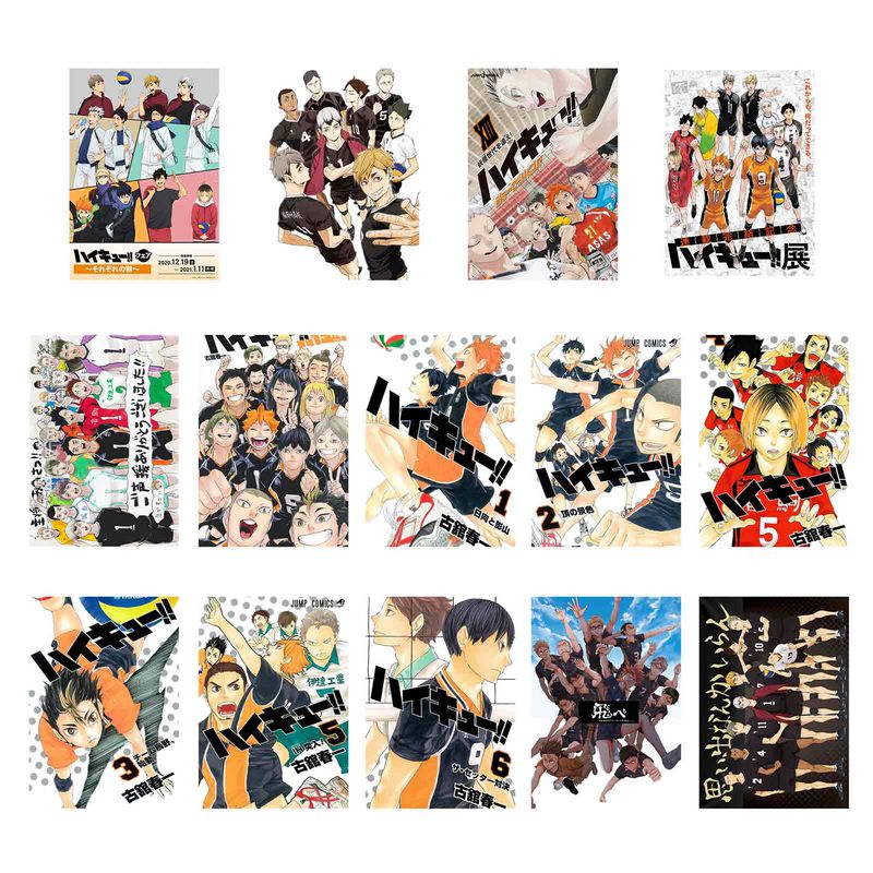 Taicanon Anime Haikyuu Poster Home Decorations Cafe Bar Studio Wall Pictures Cartoon Coated Paper - image 3 of 10