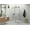Matte Black, variant on Glass Warehouse 90SL-52-38-CH Nova 78" High X 52" Wide X 38" Deep Sliding Frameless Shower