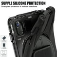 thumbnail image 7 of For Lenovo Tab M11/Tab K11 LTE/Xiaoxin Pad 2025 Case 11 inch, 360 Hand Strap, Shoulder Strap, Kickstand, Rugged Drop Protection, Black, 7 of 7