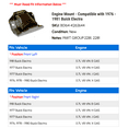 thumbnail image 2 of Engine Mount - Compatible with 1976 - 1981 Buick Electra 1977 1978 1979 1980, 2 of 2