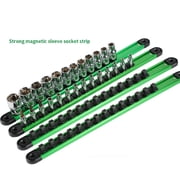 Magnetic Socket Organization 1/4inch 3/8inch 1/2inch Adjustable Socket Storage Rack Sliding Stand Large Capacity Storage