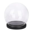 thumbnail image 3 of kowaku Cloche Glass Dome with Base Valentines Day Gifts Dollhouse Decoration Showcase Home Tabletop Bell Jar Display Case Glass Dome 15cm, 3 of 9
