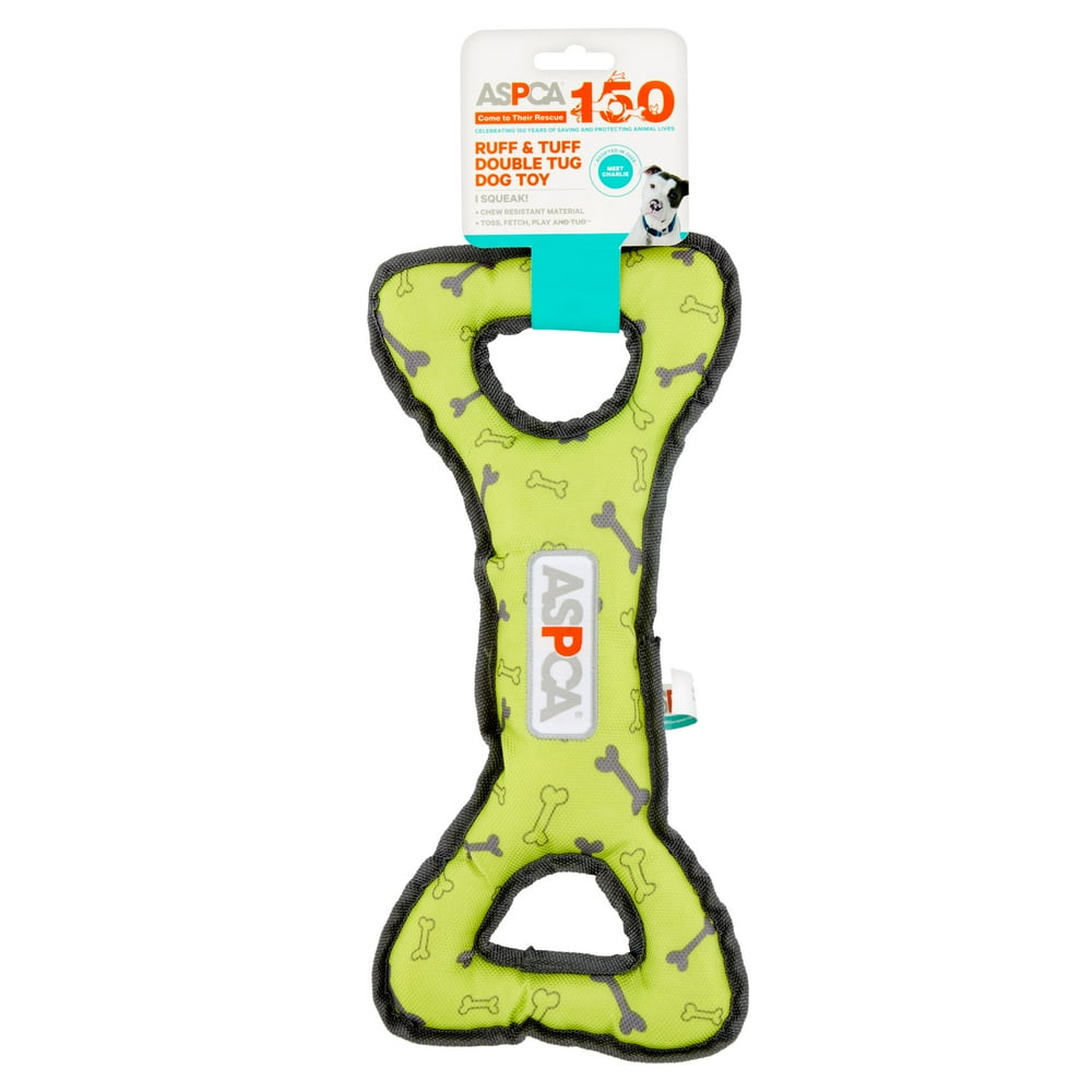 ASPCA Green Ruff & Tuff Double Tub Dog Toy