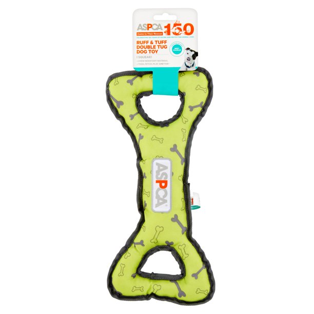 ASPCA Green Ruff & Tuff Double Tub Dog Toy