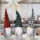 thumbnail image 4 of Gnomos Decoraciones navideñas Hechas a mano Santa Tomte escandinavo Gnomo de felpa Mesa para el hogar Adornos navideños Decoración de gnomos navideños, 4 of 4