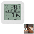 thumbnail image 2 of LCD Digital Hygrothermograph Indoor Multifunctional Dual-Screen Humidity and Temperature Meter Table Clock, 2 of 6