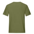 thumbnail image 4 of Awdenio Woemns Lounge Graphic Tees Tops Ladies Casual Round Neck Short-sleeved Christmas Tree Printed T-shirt Top, Size S-2XL, 4 of 5