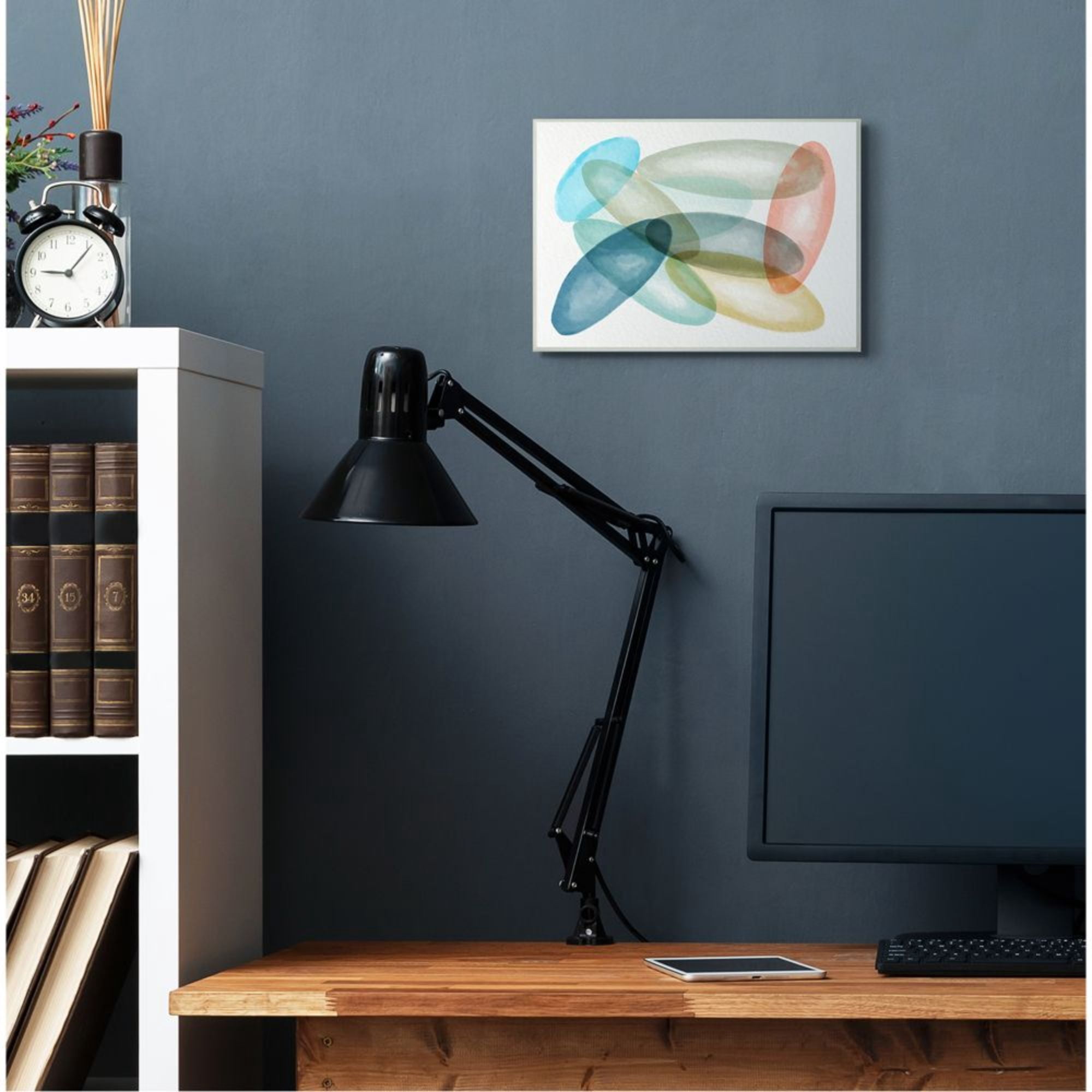 Stupell Industries Colorful Opaque Ovals Minimalist Abstraction Design by Daphne Polselli
