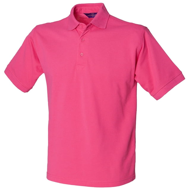 Henbury Mens Short Sleeved 65/35 Pique Polo Shirt