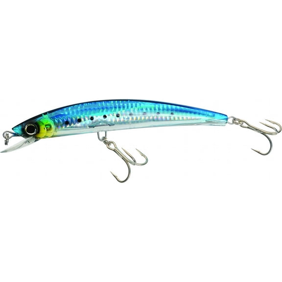 Yo-Zuri Fishing Lure F1151GHIW Crystal 3D Minnow Magnum 6 1/2" 1 1/2 oz Sardine