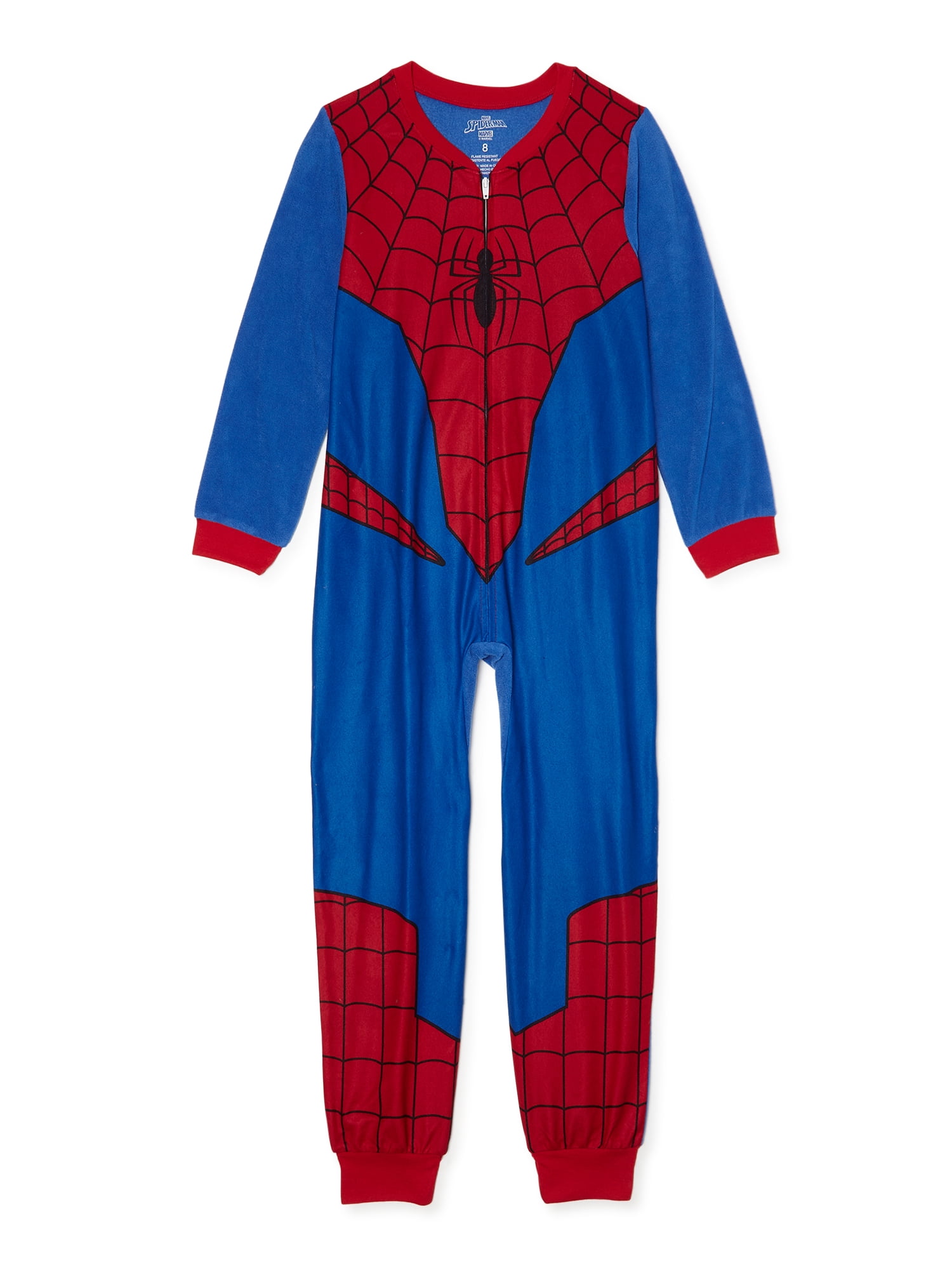 Spiderman Boys Pajama Blanket Sleeper, Sizes 412