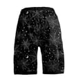 thumbnail image 5 of GrmtClth Mens Halloween print shorts 2026 Spooky Pumpkin Casual Short Pants Quick Dry Adjustable Drawstring Utility Short Trousers Outdoor Fun Party Clothing Black M, 5 of 5