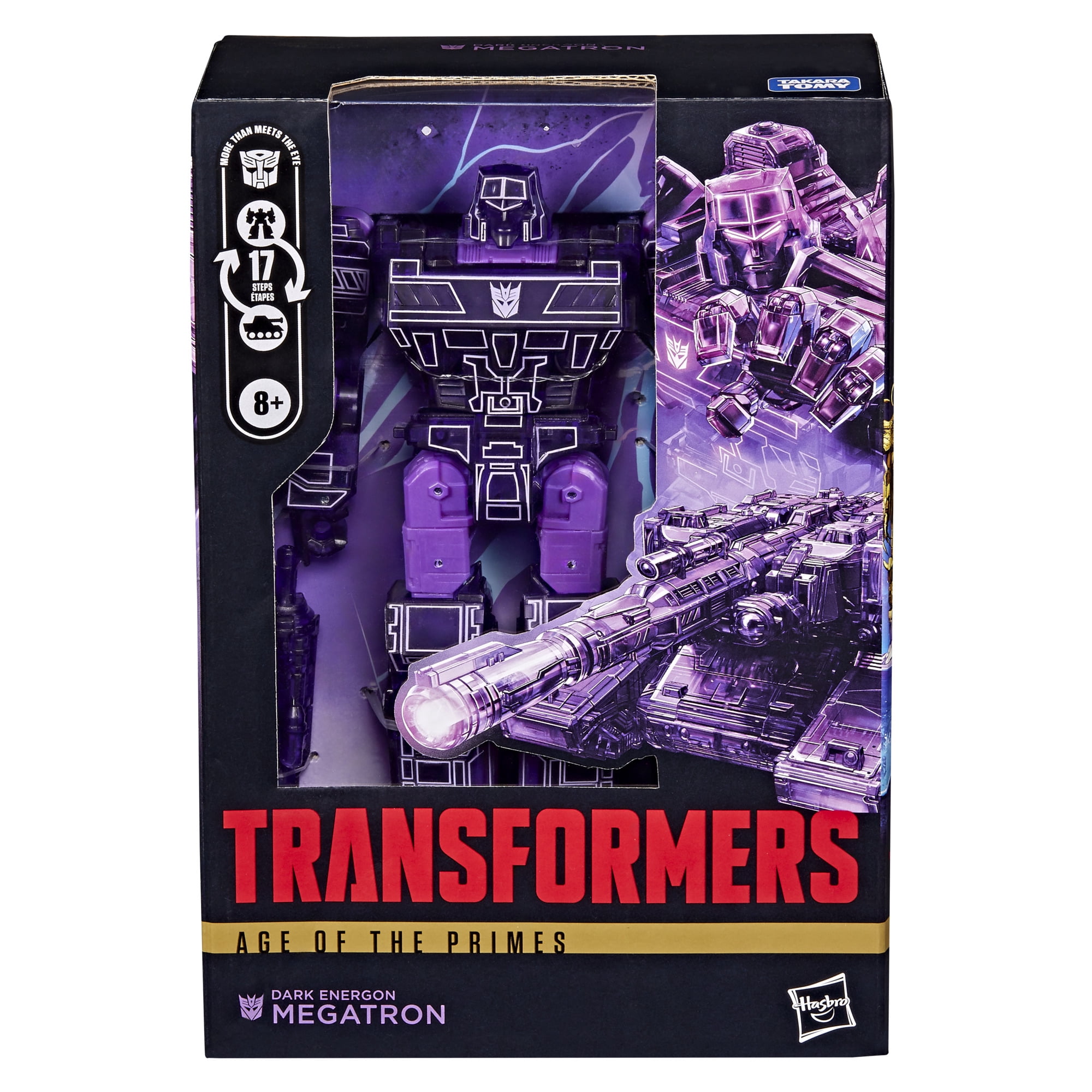 Transformers Toys Age of the Primes Dark Energon Megatron 6.75-inch Action Figure, Ages 8 and up