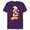 Purple, variant on Disney Santa Mickey Mouse Holiday - Short Sleeve Blended T-Shirt for Adults -Customized-Yellow