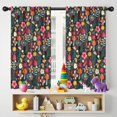 thumbnail image 5 of Blackout Kids Curtains,Pioneer Flower Floral Print Pattern Childrens Insulated Curtains Set Of 2,Bedroom Essentials,Toddler Room Decor 42"x54", 5 of 5
