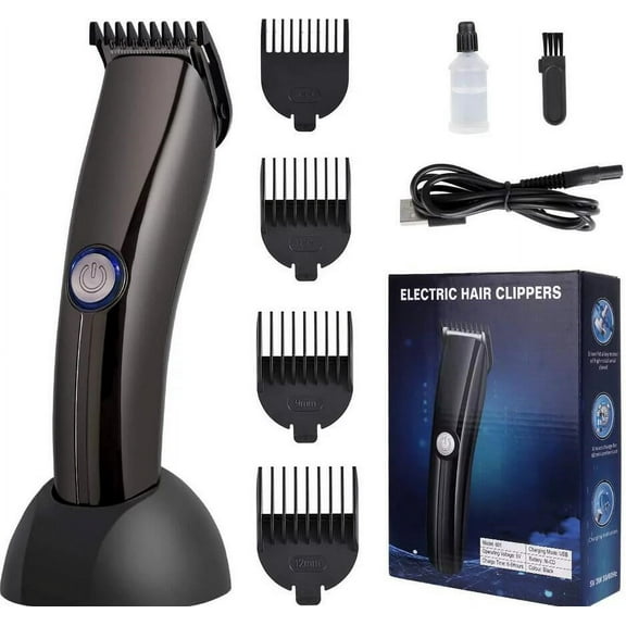 Clippers for Hair Cutting , Complete Hair Cutting Kit for Men, Women, Children, Includes Length Guide Combs and Fast Charging Adapter