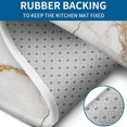 thumbnail image 4 of White Marble Gold Line Pattern Bathroom Rugs Sets 3 Piece,Toilet Cover Set,Absorbent Non Slip Bathroom Mats Sets with U-Shaped Contour Rug Toilet Rug Set, 4 of 5