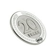 thumbnail image 2 of PinMart's 20 Years of Service Award Employee Recognition Gift Lapel Pin - White, 2 of 2