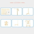 thumbnail image 1 of LOLIPPYY 4Set Kids Gymnastics Bar Shape Toy for Home Education and Brain Development in Khaki Color, 1 of 8