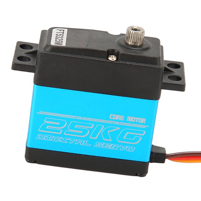 Servo digital ANGGREK 25 KG Engranaje de metal impermeable brazo 25T para aviones controlados