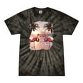 thumbnail image 1 of Wild Bobby, Flamingos in Summer on Beach, Animal Lover, Tie-Dye Tees, Spiral Black, X-Large, 1 of 3