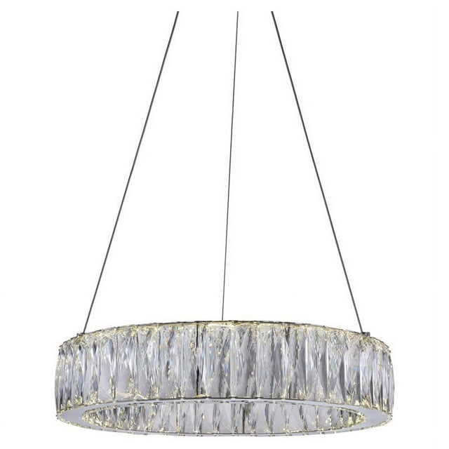 CWI Lighting Lustre à LED Juno avec Finition Chromée