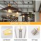 thumbnail image 3 of LED Filament Bulb E27 ST64 4W 2200K Warm White, Retro Edison Bulbs Vintage Antique Lamp, Pack of 6, 3 of 4