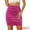 Hot Pink, variant on DARING DIVA Women's Velvet Bodycon Ruched Mini Skirts L Dark Red