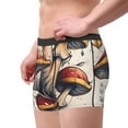 thumbnail image 2 of Naloa Cute Forest Mushrooms Mens Underwear - Boxers for Men, Mens Boxer Briefs, Classic Briefs for Men-Small, 2 of 5