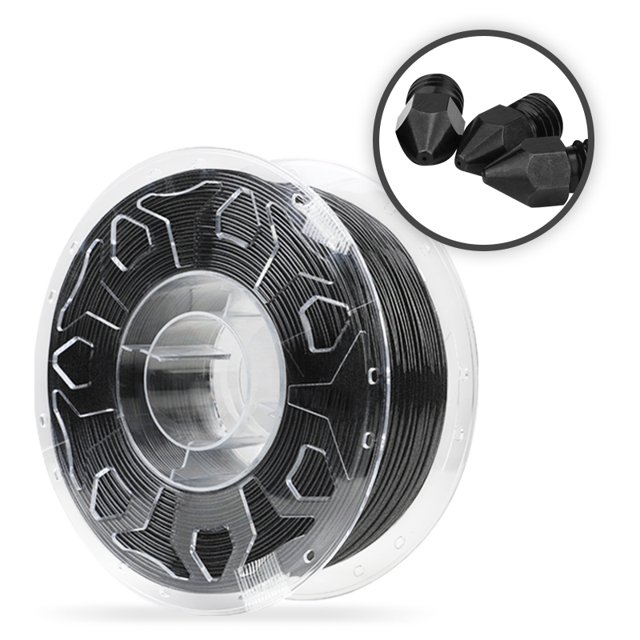 Creality CR-PLA 3D Printer Filament 1.75 mm, 1 KG Spool (CARBON FIBER)