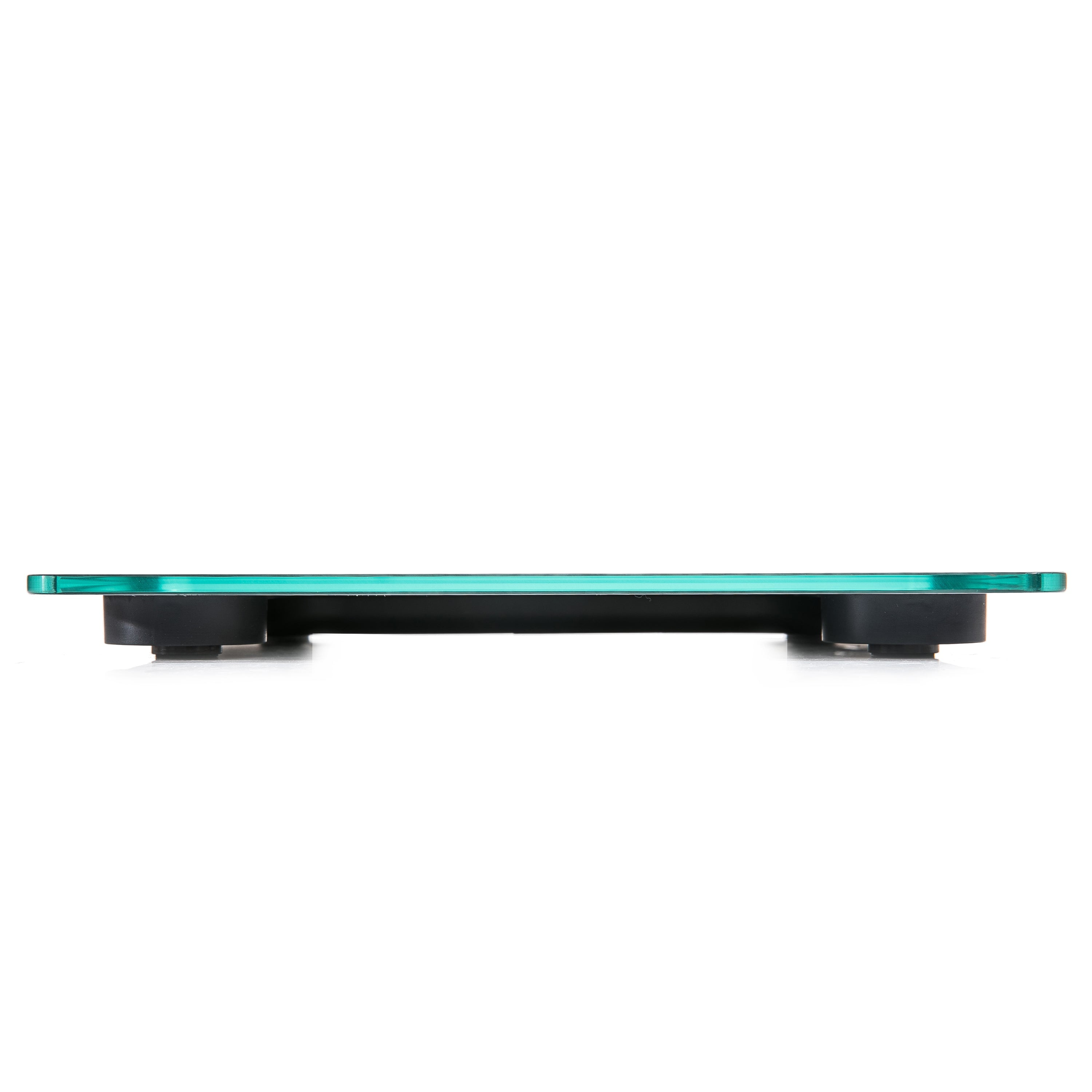 DUKAP LIFE Unique Digital Bathroom Body Weight Scale with Hidden LED Screen Display - Turquoise Marble Design