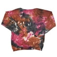 thumbnail image 2 of State Of Mine Women's Relaxed Fit Statement Comfy Graphic Raglan Sweatshirt (Tie Dye, S), 2 of 2