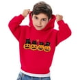 thumbnail image 4 of SERTG Kids Halloween Hoodie Sweatshirt with Cute Printed Fashion Soft Comfortable Long Sleeved Top for Children 2-7 Years(Red,6 Years), 4 of 5