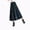 Green, variant on Womens Plaid Wool Blend Skirts Elastic Waist A-Line Pleated Long Skirts (Red L)