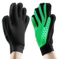 thumbnail image 1 of Guantes de aseo para mascotas mejorados, guantes para cepillos para gatos para una caída suave - Manoplas eficientes para quitar el pelo de mascotas - Guantes para lavar perros para pelo lar, 1 of 5