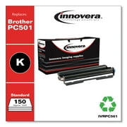 Innovera Compatible Black Thermal Transfer Print Cartridge, Replacement For Pc501, 150 Page-yield