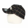 thumbnail image 3 of WITHMOONS Baseball Cap Wool Tartan Plaid Check STUPID Patch Hat KR11086 (Green)KR11086Green, 3 of 5