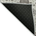 thumbnail image 3 of Addison Rugs Chantille Indoor/Outdoor Transitional Floral Ivory Washable Rectangle Rug, 3' x 5', 3 of 6