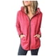 thumbnail image 2 of Puntoco moda mujer Color sólido cremallera manga larga deporte blusa tops Sudadera con capucha Flash Picks Puntoco Puntoco-5164, 2 of 6