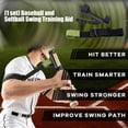 thumbnail image 2 of BQBQERT AntiSlip Baseball Softball Swing Trainer Set Smooth Motion Consistent Builds Coordination Ages 9 and Older, 2 of 9