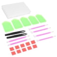 thumbnail image 2 of Juego de 24 herramientas de pintura de diamantes de plástico 5D para principiantes, profesionales, accesorios de bricolaje, 2 of 8