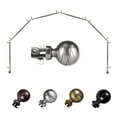 thumbnail image 2 of Domovina Phoebe 13/16" 6 Sided Bay Window Single Curtain Rod-Color:Satin Nickel, 2 of 2