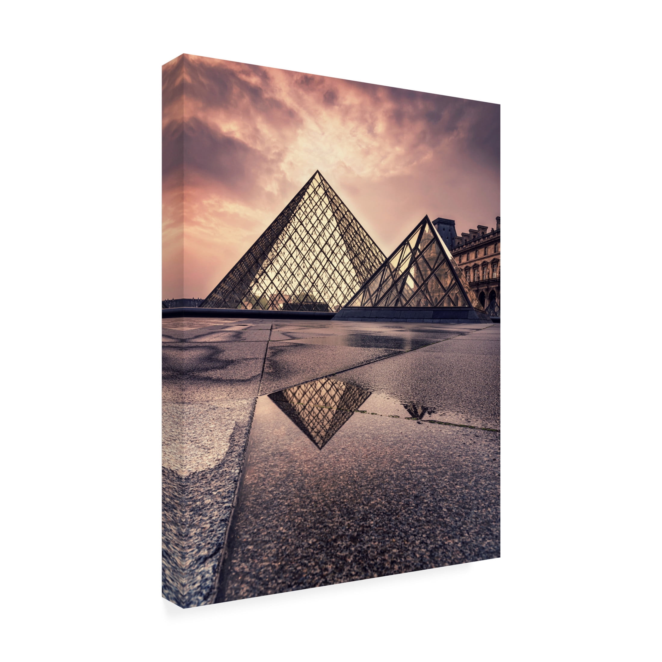 Trademark Fine Art Amir Ehrlich Triangular value Canvas Wall Art