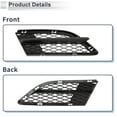 thumbnail image 5 of Unique Bargains Front Right Fog Light Grill for BMW 335i 2008-2012 Front Lower Bumper Fog Light Cover Inserts No.51117138418 ABS 1 Pc, 5 of 6