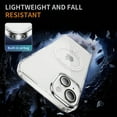thumbnail image 5 of Dteck Trasparent Case for iPhone 15,Magnetic TPU Case Compatible with Mag Safe Shockproof Anti Yellowing Anti Slip Clear PC Cover for iPhone 15,Clear, 5 of 8