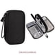 thumbnail image 1 of Bolsa de almacenamiento multifuncional para cable USB, cable de auriculares, banco de energía, teléfono celular, pequeña, negra, 1 of 4