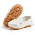 thumbnail image 6 of Bonario Toddler Boys Girls Shoes Slip-On Flats Boat Leather Loafers Moccasin for Little Kids, 6 of 8