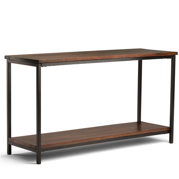 Simpli Home Skyler 54W Open Console Table with Bottom Shelf