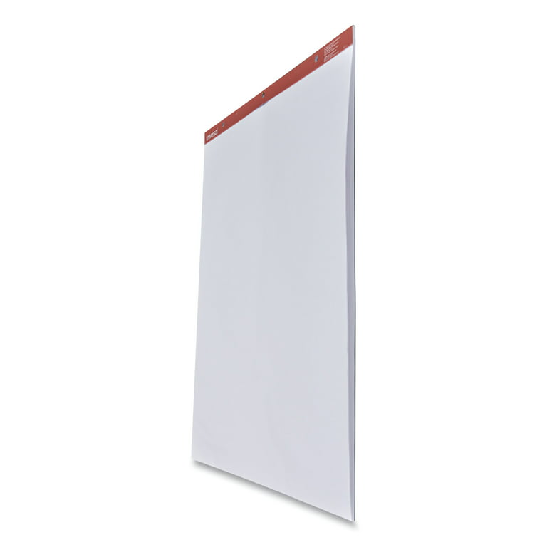 School Smart - 1467044 Cross-Ruled Easel Pad, 27 x 34 Inches, White, 50 Sheets, Pack of 4